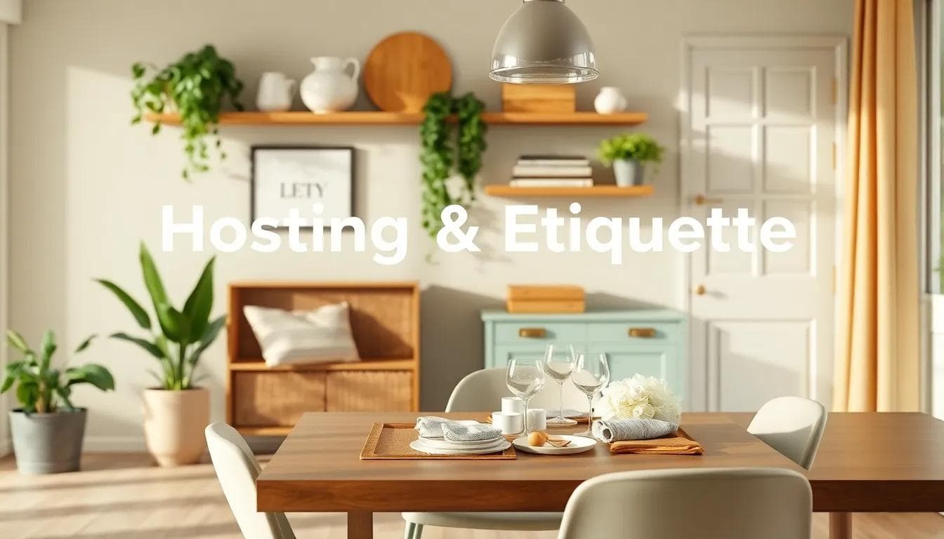 AI-generated editorial hero image for Hosting & Etiquette: Easy and Affordable Tips for Beginners